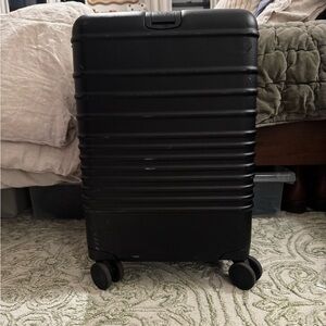 BEIS Black Rolling Carry-On Suitcase
